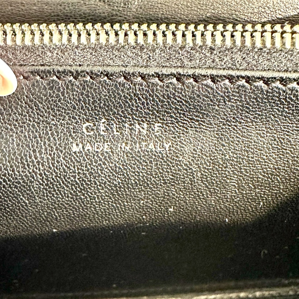 Celine large citron leather zip around wallet - Picture 7 of 9